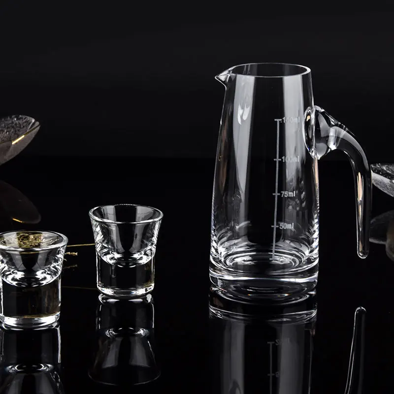 Factory Direct Sales High-Quality Custom Whiskey Glass Spirit Dispenser With Scale