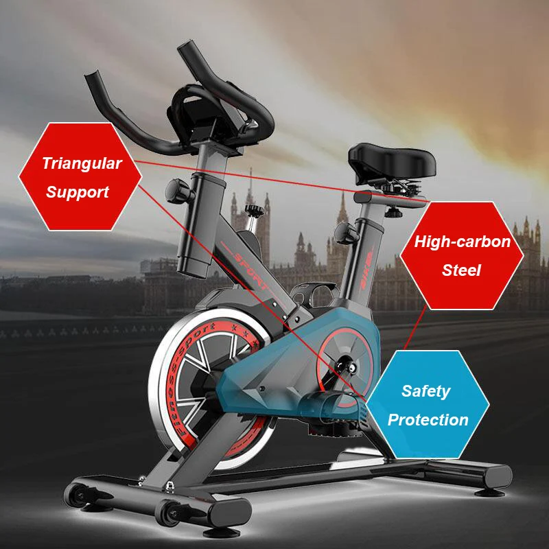 Cheap Price Gym Exercise Bicycle Indoor Mini Spinning Bike With Flywheel And Sweat-Proof Seat