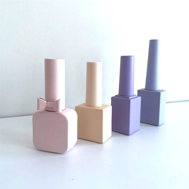 Nail Bottles Clear Brush For Gel Polish Bottle Glass Nail Polish Bottle