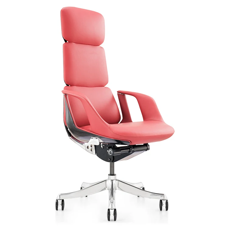Manufacturer Modern Design Office Furniture Ergonomic Height Adjustable Leather Chair Executive Office Chair