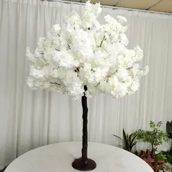 Artificial  silk cherry blossom table tree flowers wedding centerpiece trees for sell decoration wholesale