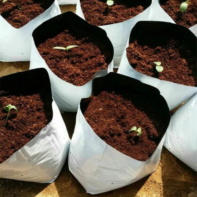 Wholesale Garden Supplies  Thicken PE Seedling Bag Tomato Growing Bags Hydroponic 10 Gallon Plastic Grow Bags for Plants