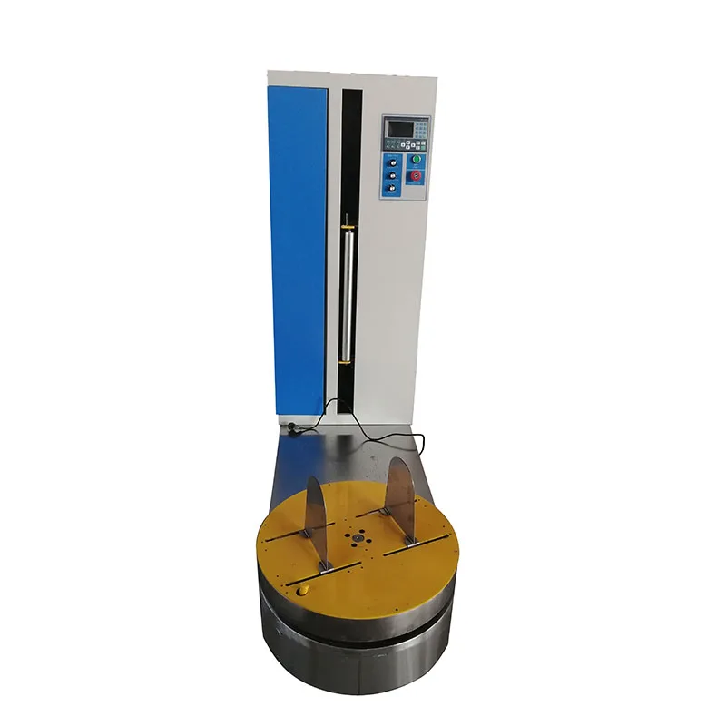 Electric Powered Airport Luggage Wrapping Machine Baggage Packing Machine