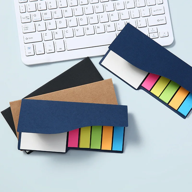 JX752 Promotional Cheap Bright Colors Sticky Notes Adhesive Multiple sizes Sticky Note Pads Set with Custom Logo
