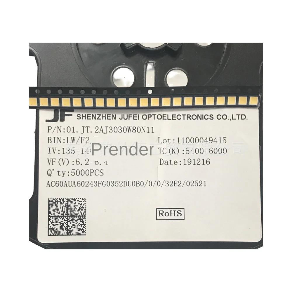 Jufei EMC3030 SMD LED 6V1W Small Medium Power LED Light Emitting Diode