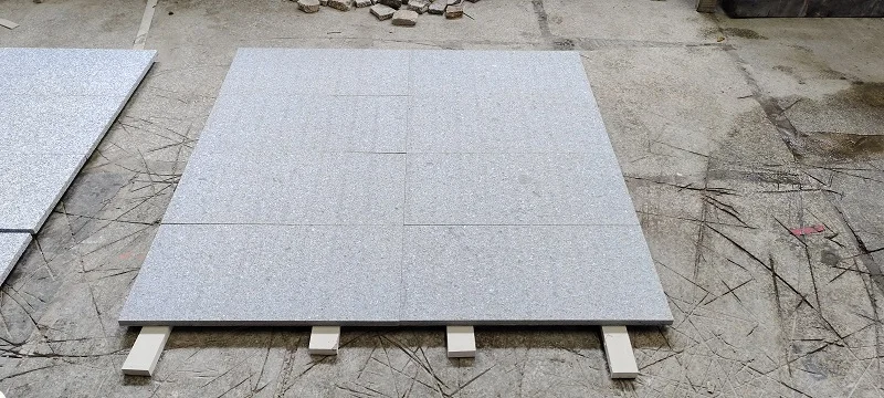 Flamed 18mm Thick China G688 Grey Granite Garden Exterior Wall Cladding Tiles 60 x 120