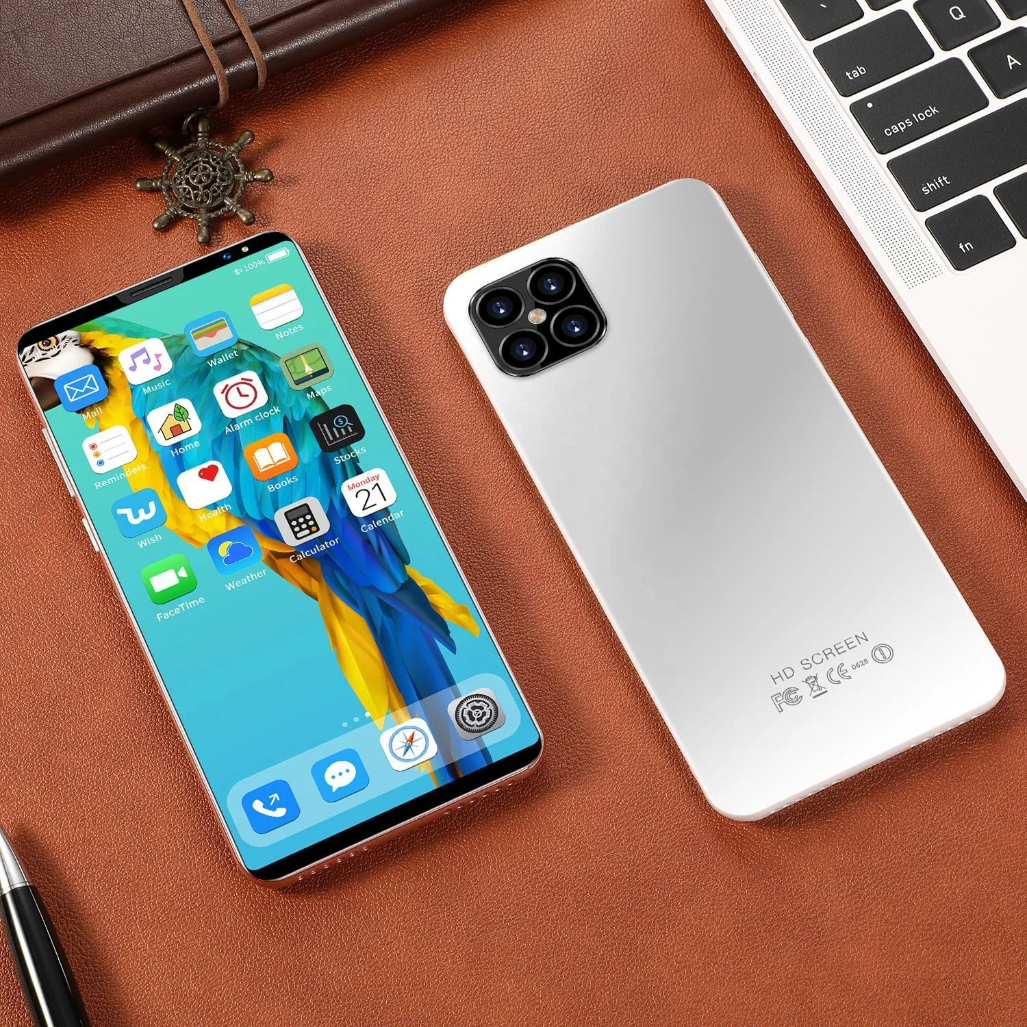 Global Version i12pro Pro+ Smartphone 6.3 Inch Full Screen 12+512GB 6800mAh Long Standby 4G LTE 5G Face Unlock Mobile Phones