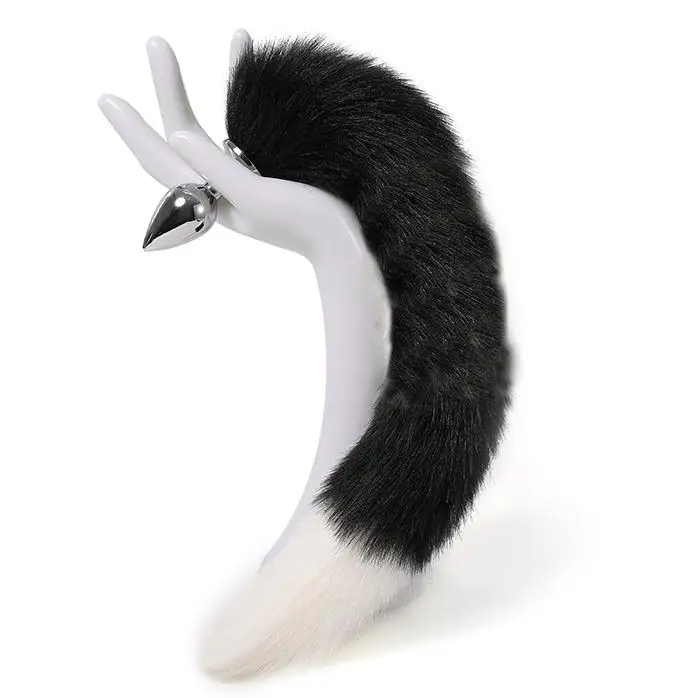 Metal Feather Anal Plug Fox Tail Anal Toys Erotic Anus Toy Butt Plug Sex Toys For Adult Accessories