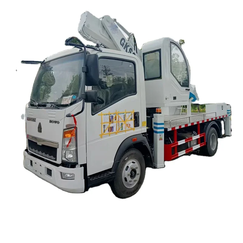 Manufacturer SINOTRUK HOWO 4x2 4x4 Off Road 12m Aerial Ladder Truck High Altitude Platform Truck 16m Aerial Working Truck