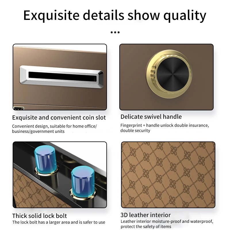 Офисный Сейф для хранения в отеле, шкаф для домашних денег, сейф, огнеупорный