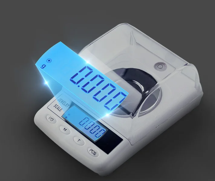 Jewelry Powder Scale 50g/0.001g with Tare function Digital jewelry scale with High Accuracy Blue backlight