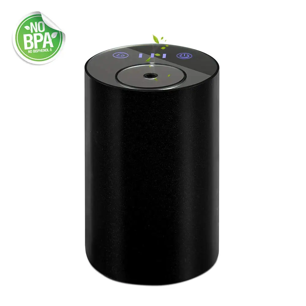 High Quality Portable Aluminium Alloy Waterless Car USB Aroma Oil Diffuser Rechargeable Nebulizering Aromatherapy Diffuser