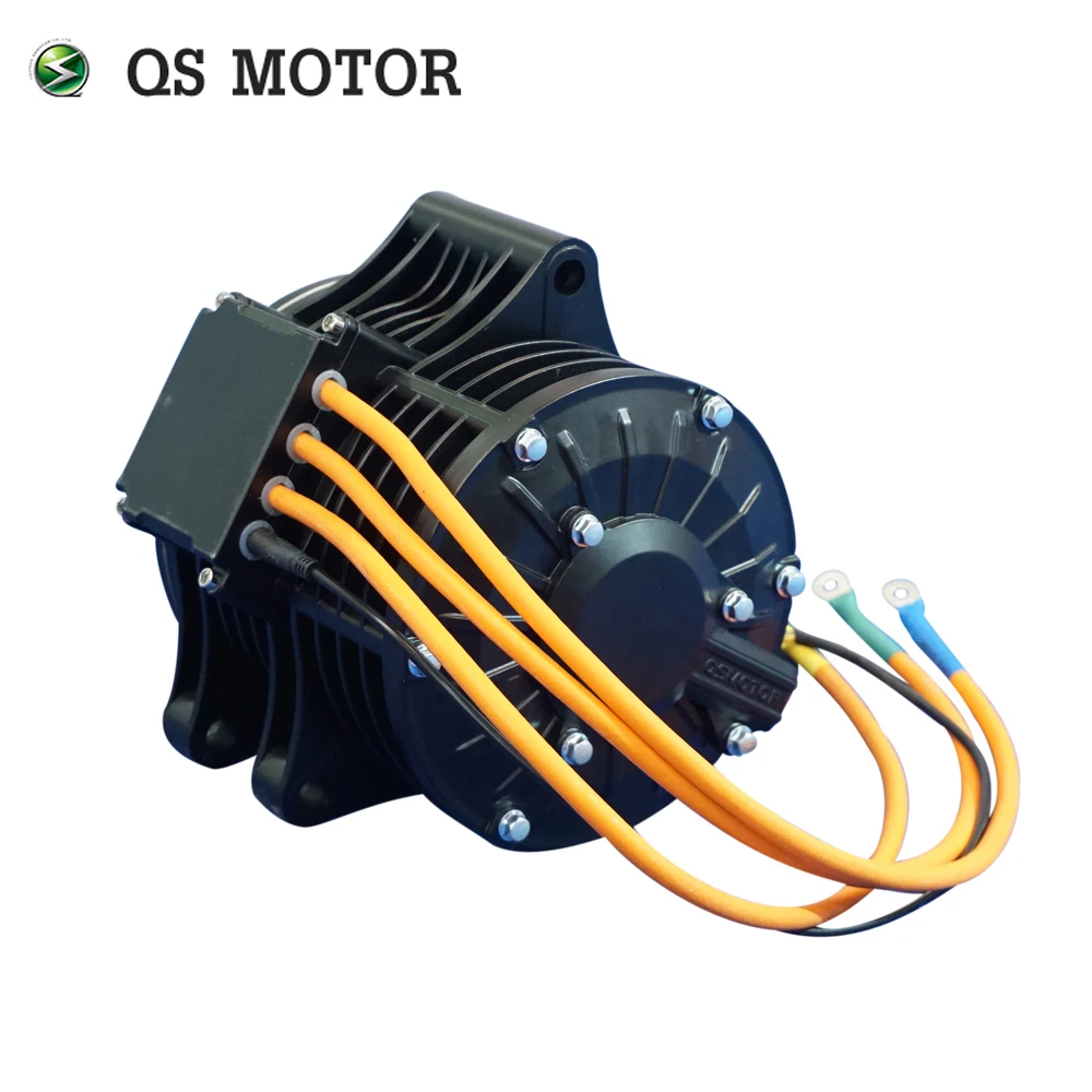 QS 138 3kW 72V80KPH Mid drive motor with new appearance belt design
