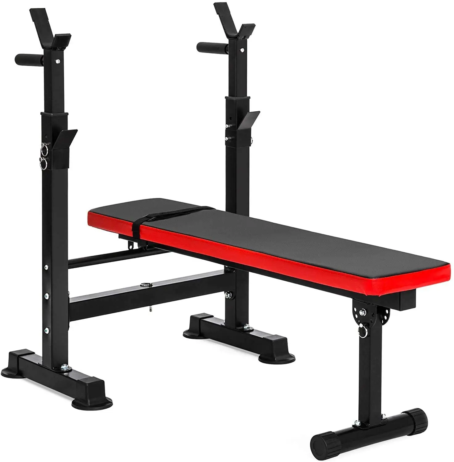 2024 hot selling home gym equipment adjustable weight bench multi weightlifting weight bench with barbell squat rack