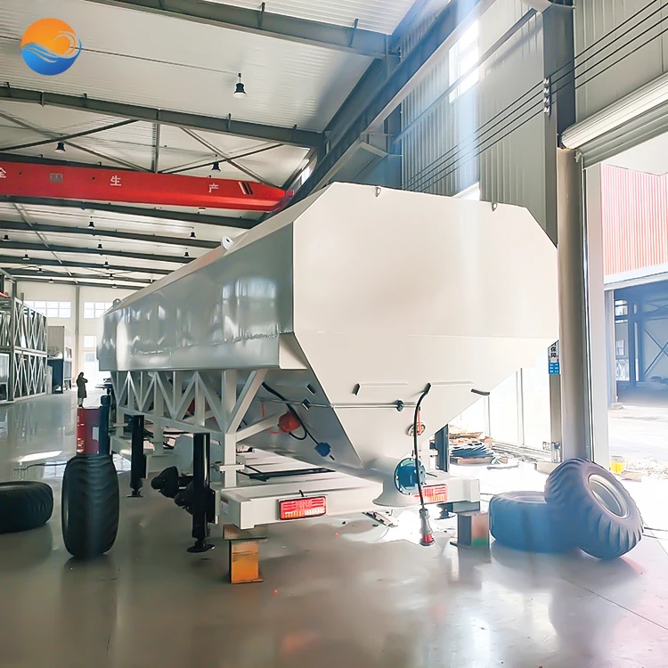 Portable Bulk Powder Storage Silo Easy Transportation Welded Container Type Mobile Cement Silos