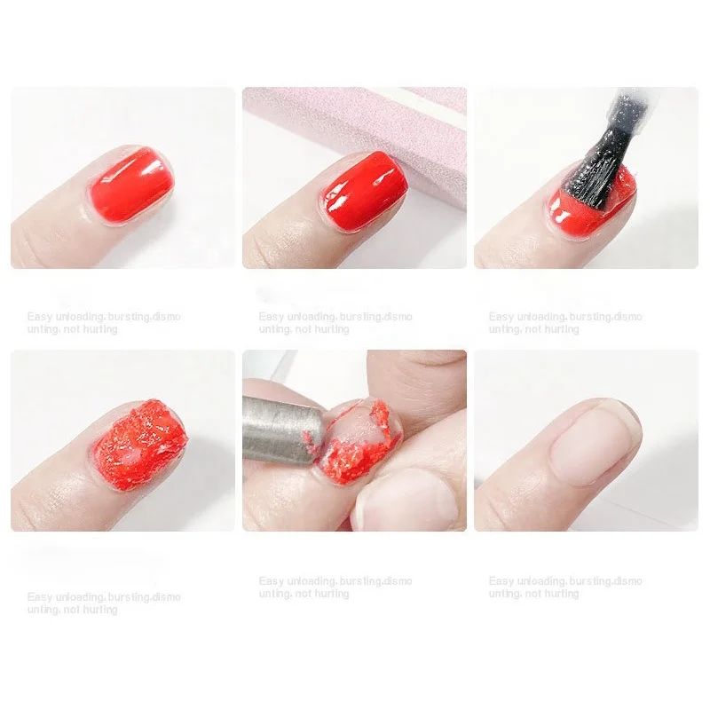 Magic Fast Remover Gel Nails Polish Not Hurting Nail Acrylic Semi Permanent Varnish Cleaning Magic Nail Gel Remover