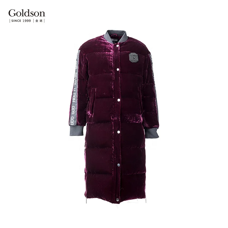 2022 Newest in stock lady winter goose down jacket women long duck down coat
