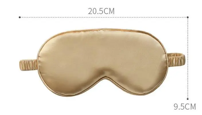 OEM/ODM Wholesale 100% Organic Satin Silk Eye Mask Personalized Night Sleep Soft Eye Masks