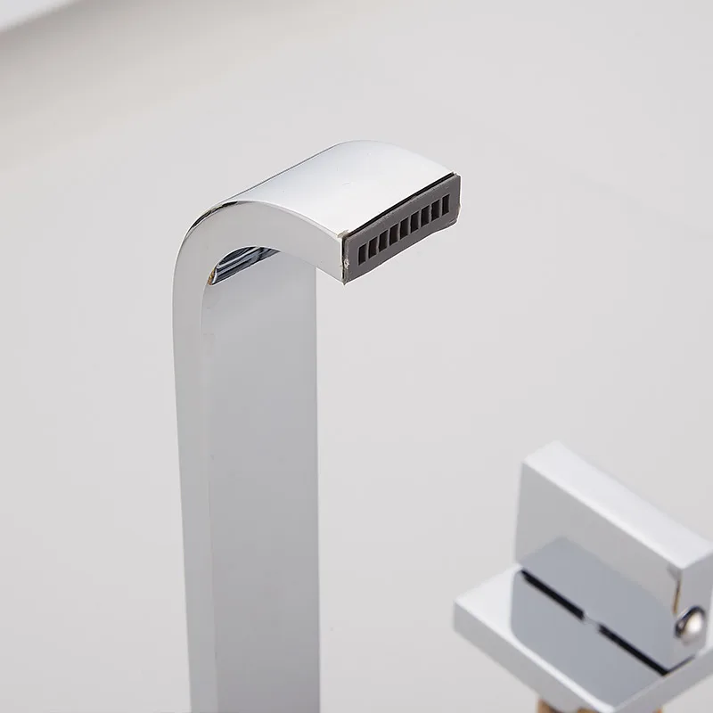 
High quality brass wall mounted mixer tap hidden basin faucet in-wall concealed wash basin mixer 