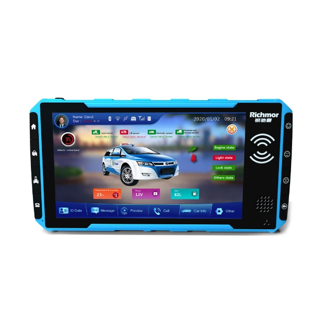 Richmor 6CH HD AHD Мобильный DVR умный сенсорный монитор MDVR Автомобильный видео