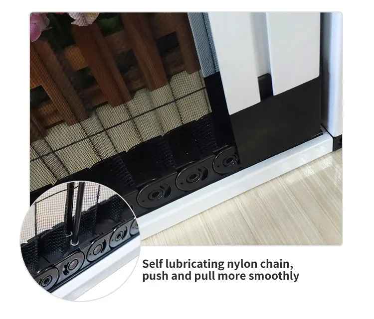 Mosquito Resistant Folding Door Screen Window Pleated Retractable Sliding Roller Shutter Screen Window Pleated Screen Door