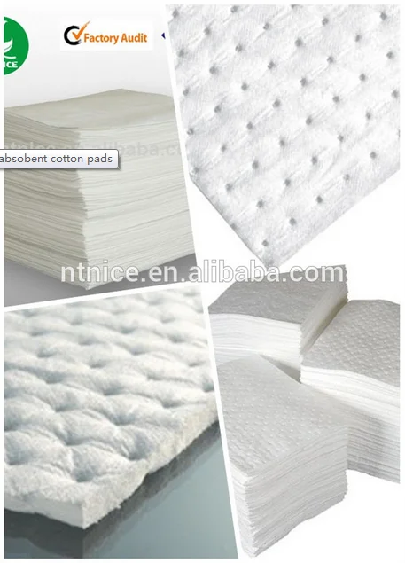100% PP White Light Oil Only Absorbent Sheet  for oil spill response