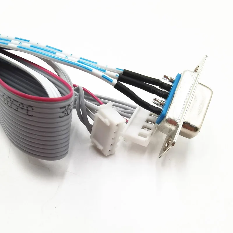 Factory Customized Flat Ribbon Cable FC Wire Harness with D-SUB 9 pin female IDC JST XH 2.54mm Pitch Connector Cable Assembly