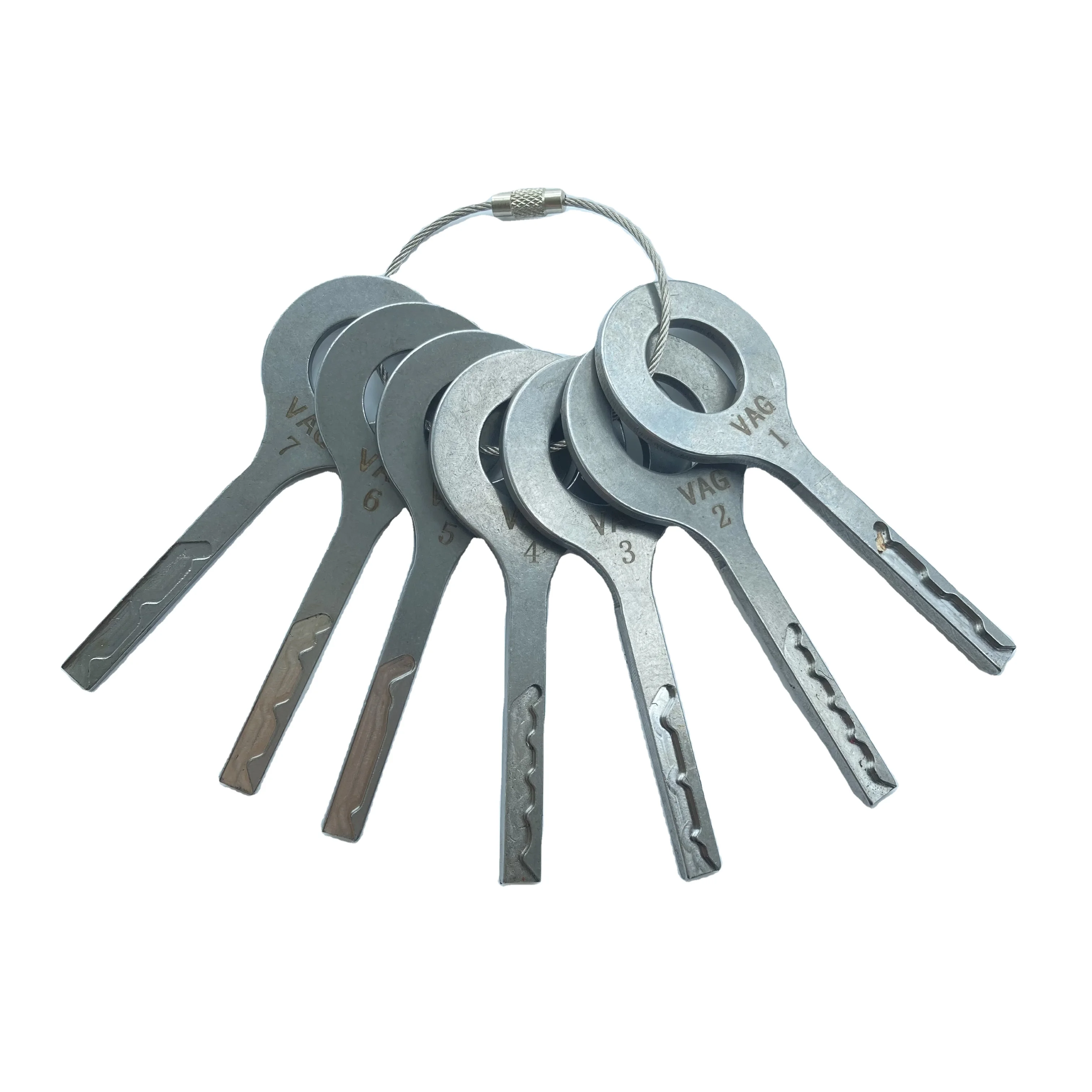 New Arrival Hu66 7pcs/lot Car Lock Pick Tool For Volkswagen Car Door Lock Opening Hu66 Pickup Tool Auto Lock Smith Tools