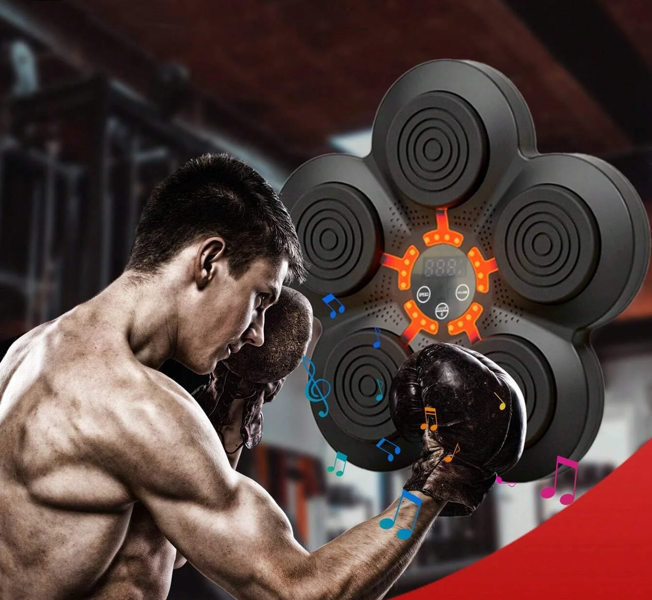 MUCHAN Wholesale Home Wall Mounted Music Boxing Machine Suitable for Teenagers Smart Music Boxing Machine