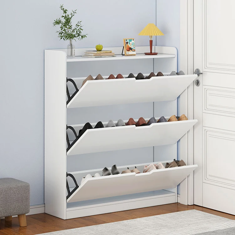 Technology wholesale competitive price shoe rack cabinet wooden shoe storage cabinet