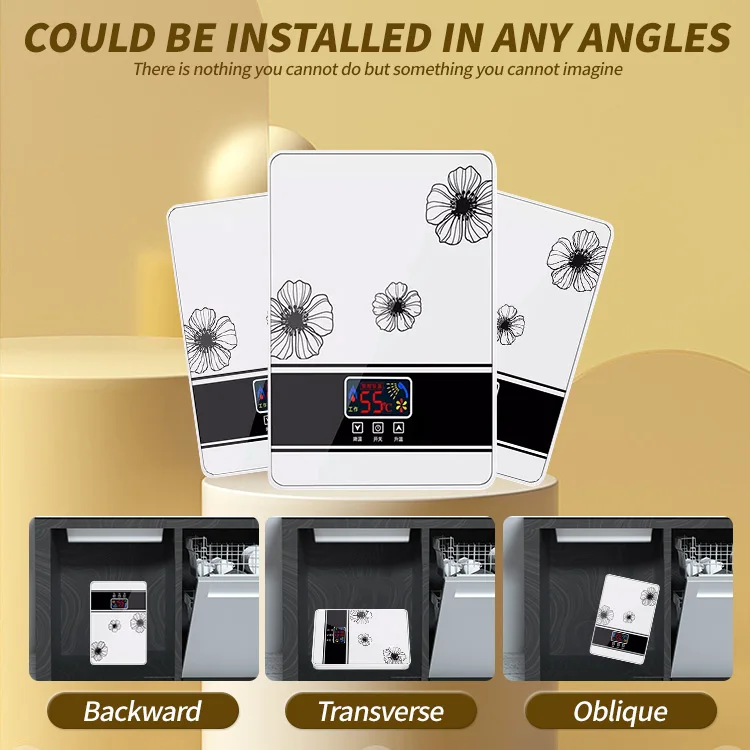 6KW High-end Home Instant Heater Shower Tankless Electric Water Heater