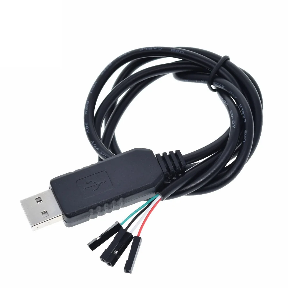 Кабель для скачивания CH340G CH340, USB-кабель в TTL, последовательный провод, адаптер, совместимый с WIN7 8 10 для Raspberry Pi