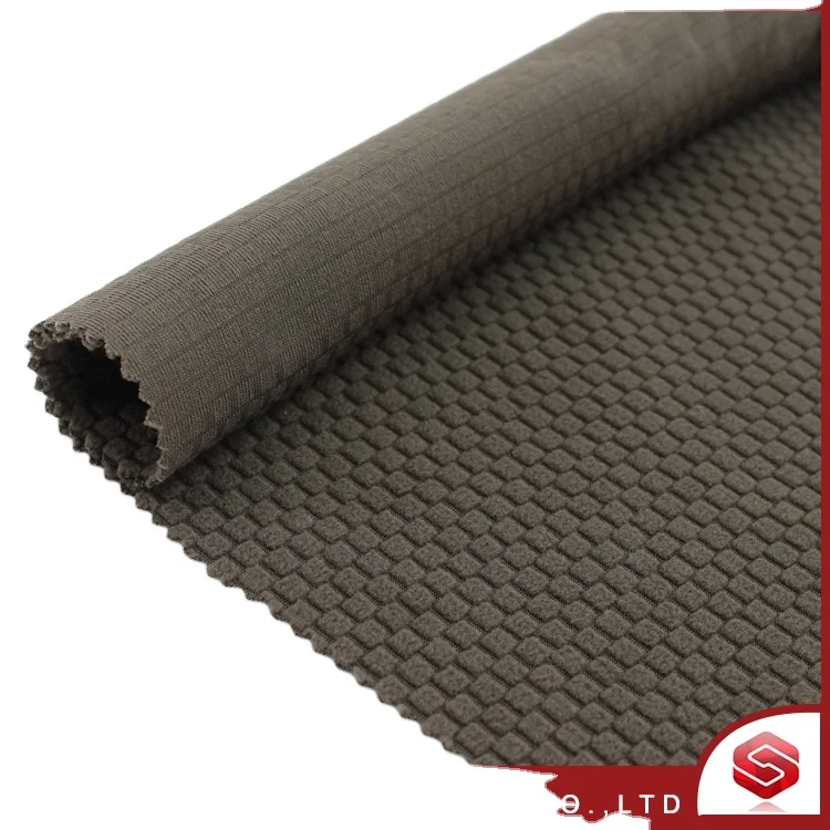 
Hot Sale Anti-Pilling Waffle Dyed Jacquard Plaid Polar Fleece Fabric For Garment 