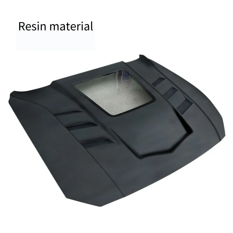 Suitable for 18-22 Ford Mustang modified transparent cover  carbon fiber hood engine cover