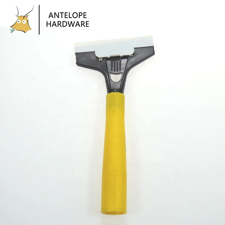 New Window Floor Wall Cleaner Long Plastic Handle Stainless Blade Scraper Machine