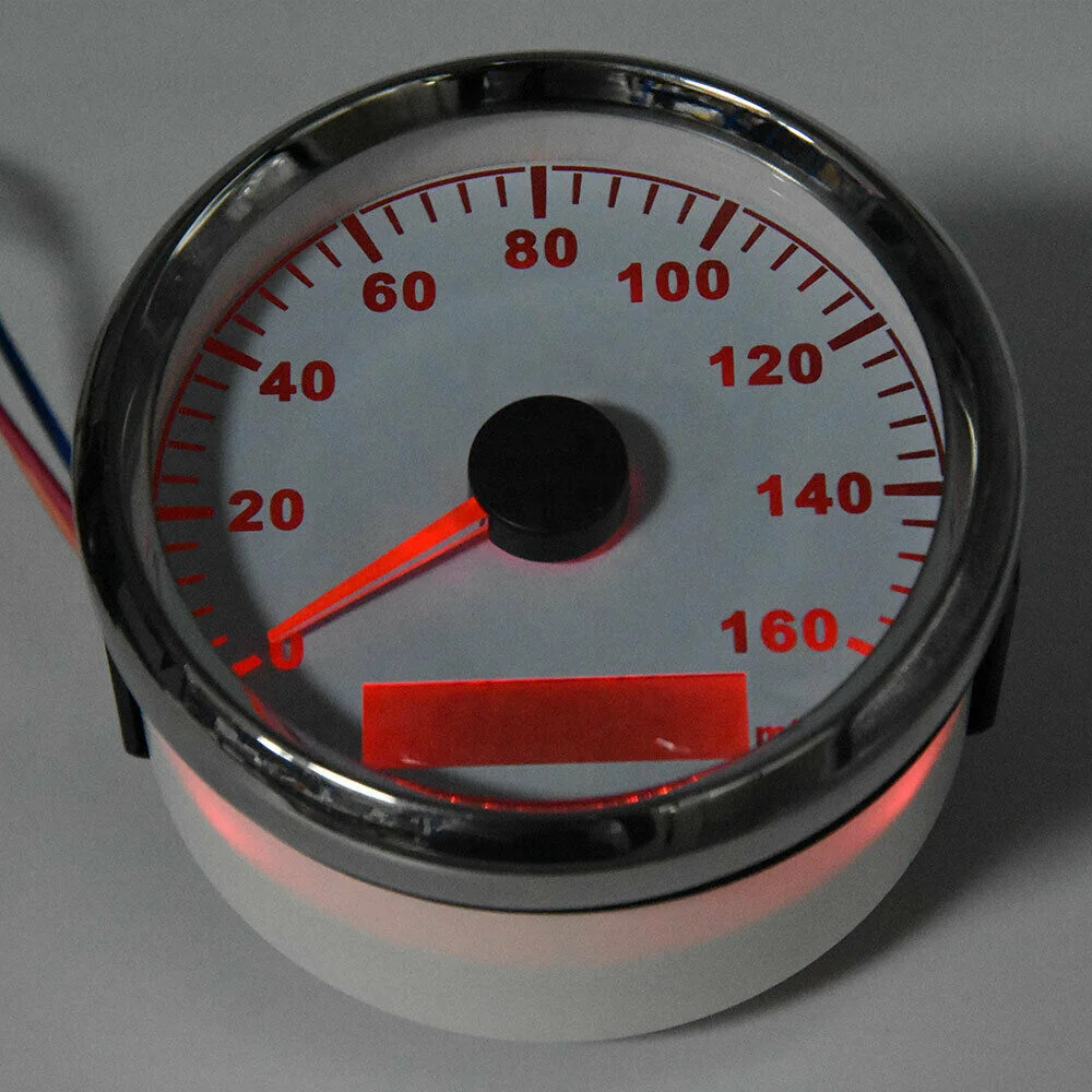 TERFU Motorcycle Speedometer Waterproof White GPS Speedometer For Honda Suzuki Speed Meter