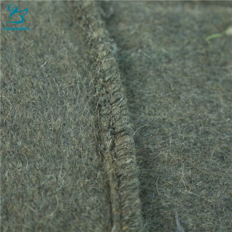 Hot Sale Cheap Wool Blanket with 50% wool and 50% other fiber