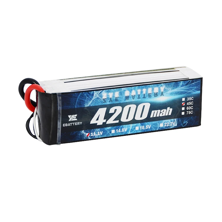 4200mah 4000mah 2s3s4s 14.8v 50c60c small lithium polymer battery
