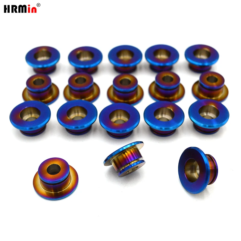 HRMin High Performance Blued Color Automobile Motorcycle Gr.5 Titanium Brake Caliper Buckle