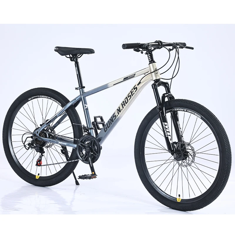 MTB 26inch Mountain Bike High Carbon Steel Frame bicicleta de montaa 21Speed Disc Brake Mountain Bike for Men and Women
