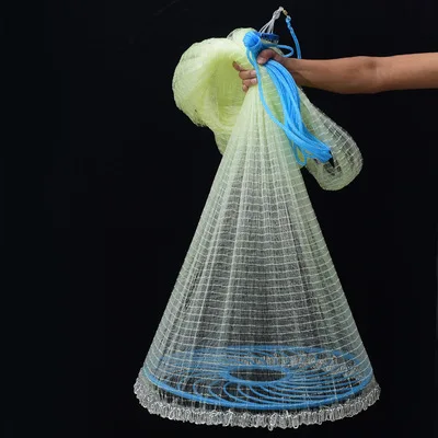 lead chain cast net throwing bottom pocket cast net fishing cast net for sale