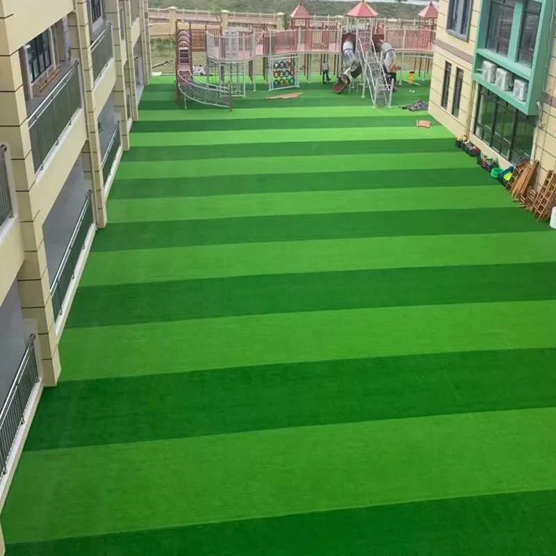 meisen high density non infill artificial grass 25mm 30mm for football pitch padel tennis court rubber granules free sport turf