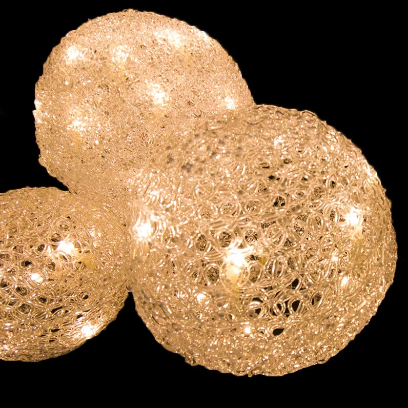 Acrylic luminous ball LED decorative light 15CM20CM25CM factory customized