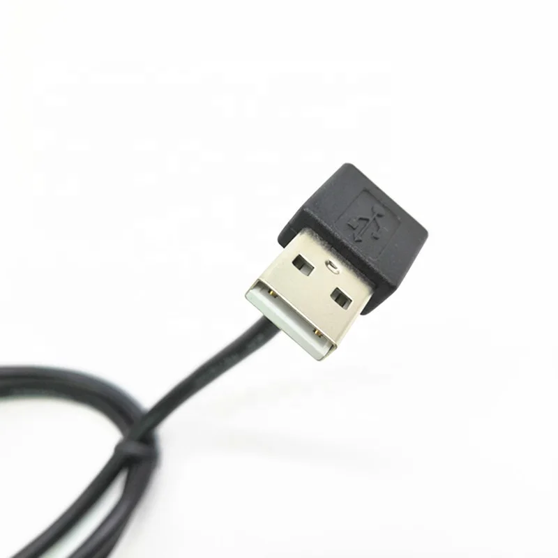 0.6M 1M 2.5M  Up angle Type A USB 2.0 male to Panel Mount Type A Female Cable