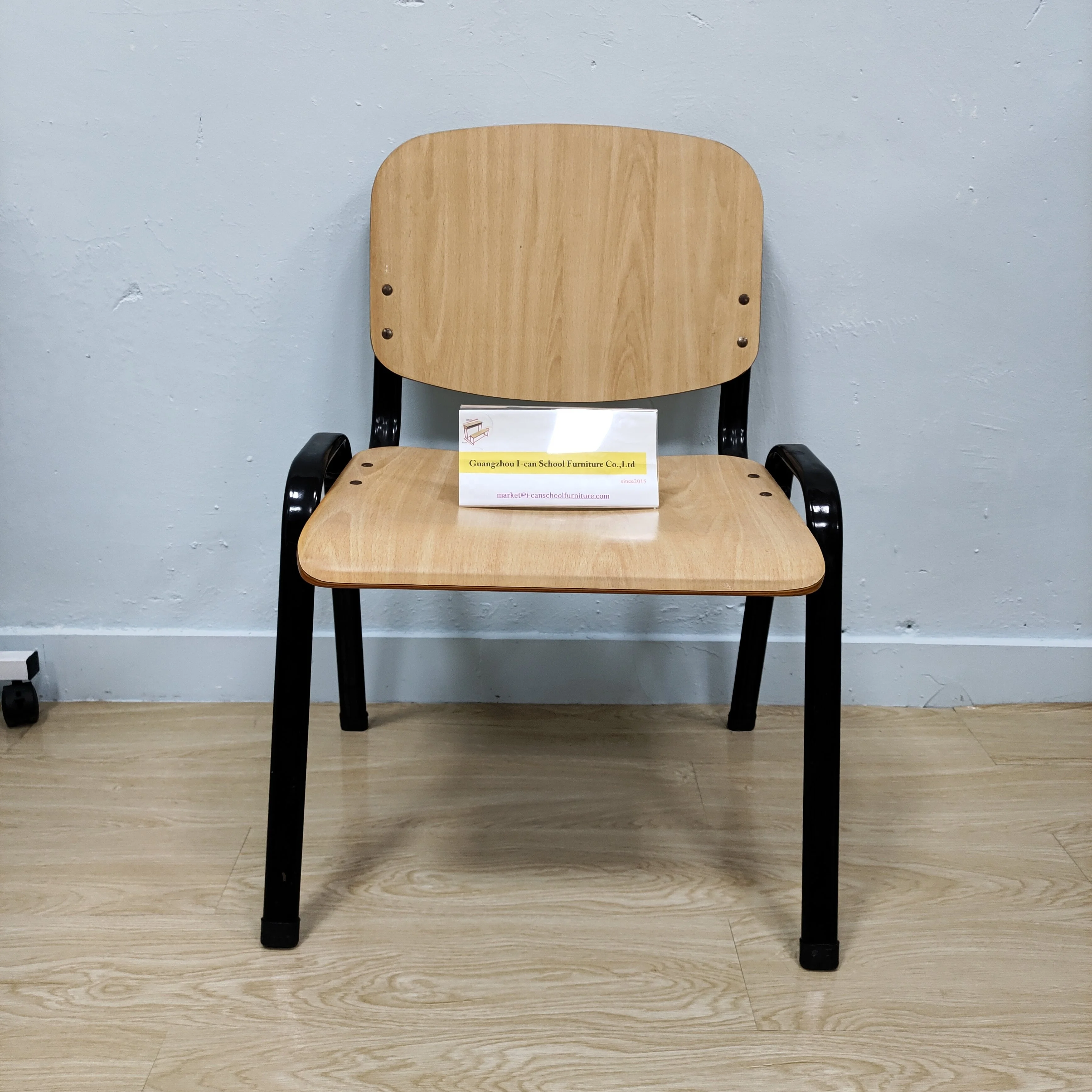 Comfortable Folding  School Student Study Chair with Writing Armrest Tablet Pad Popular  training chair for meeting room