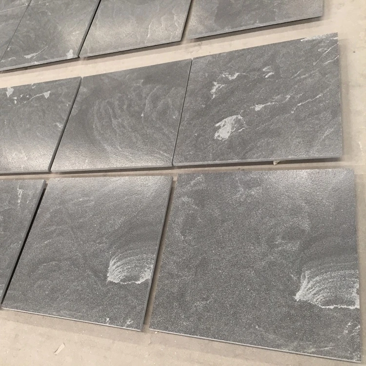 Luxury Black Granite Flooring Pavers Virginia Mist Granite Tiles