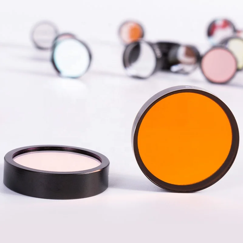 Dimension 25x25mm  Optical glass Band Pass Filter 600 nm