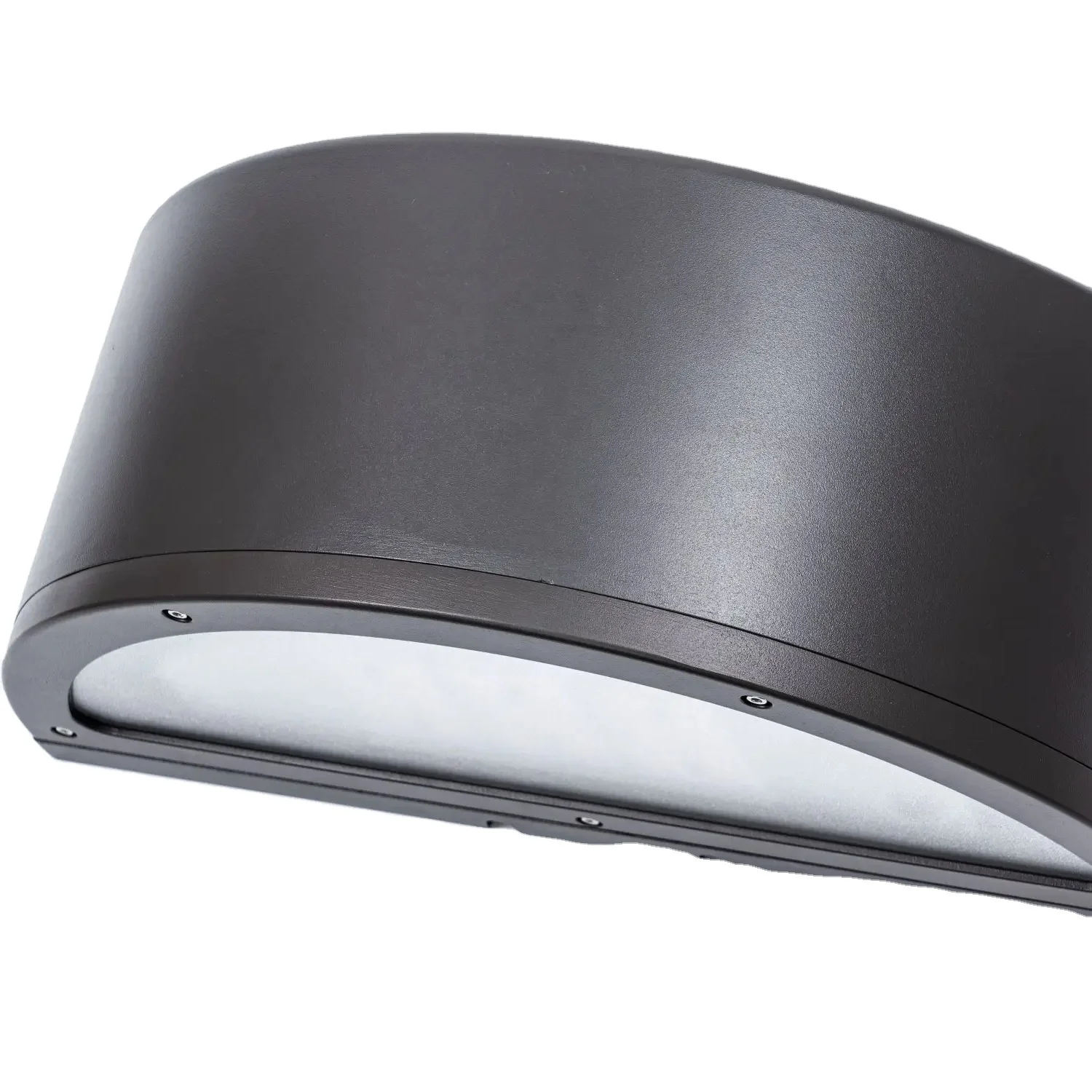 ETL Vertical Light full cut off outdoor Up and down LED wall pack lighting IP65 Wall Light Half Moon Shapes with motion sensors