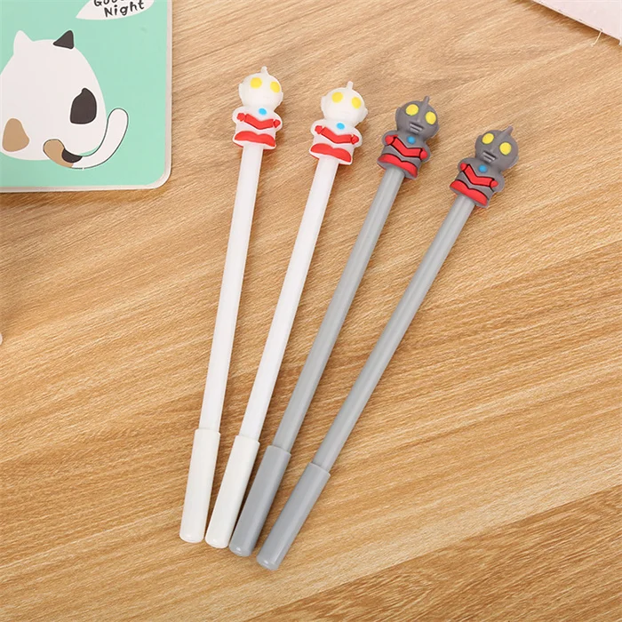 New school office Products wholesale stationery items list with Low price cartoon Hero design plastic ballpoint gel pen for boys