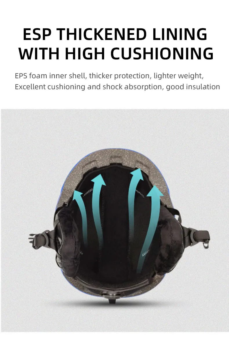 Factory cheap CE EN1077 approved snow helmet for skiing winter sports safety Adult ski helmet for snowboard